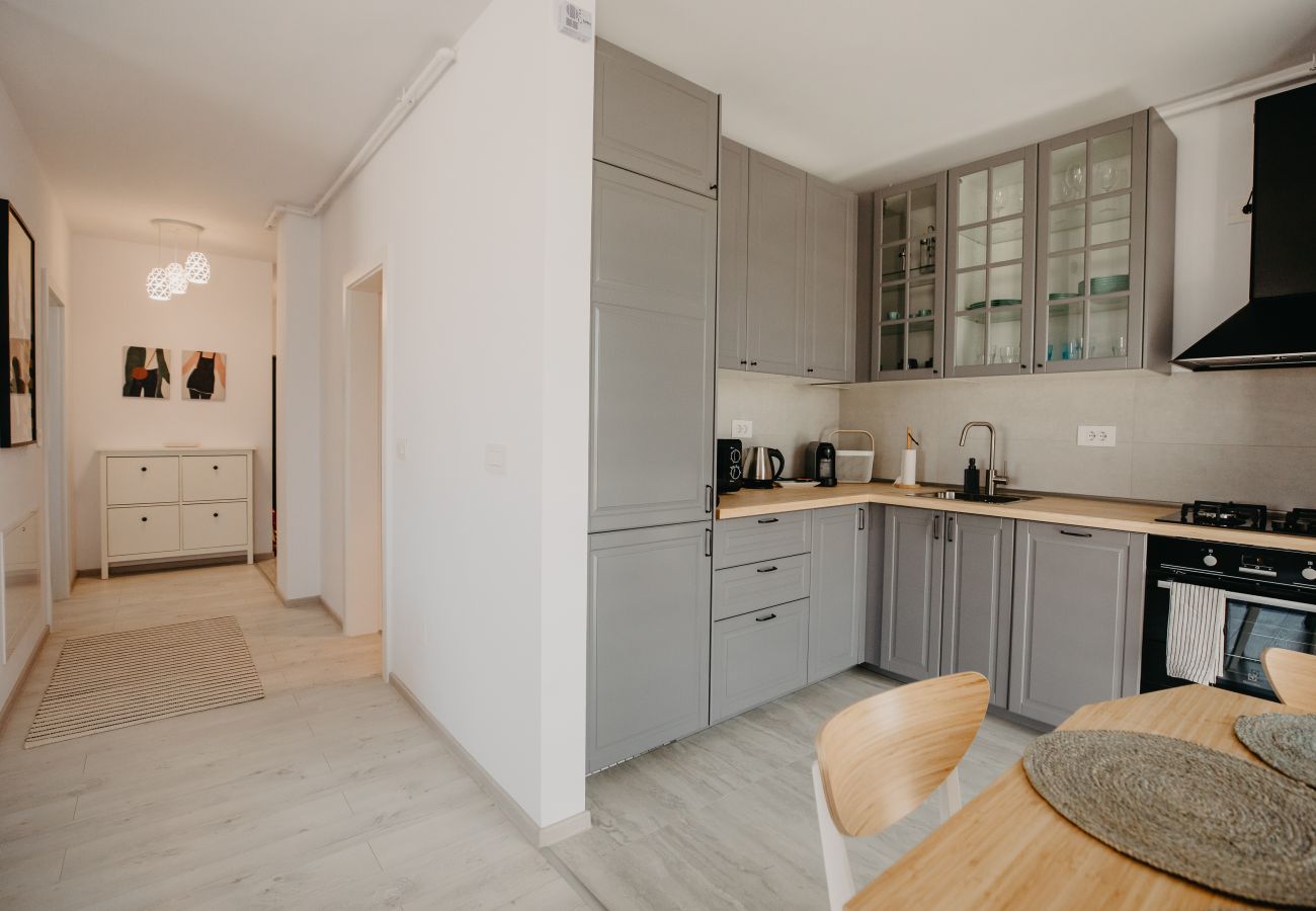 Apartment in Timisoara - Charming Flat with balcony & private parking