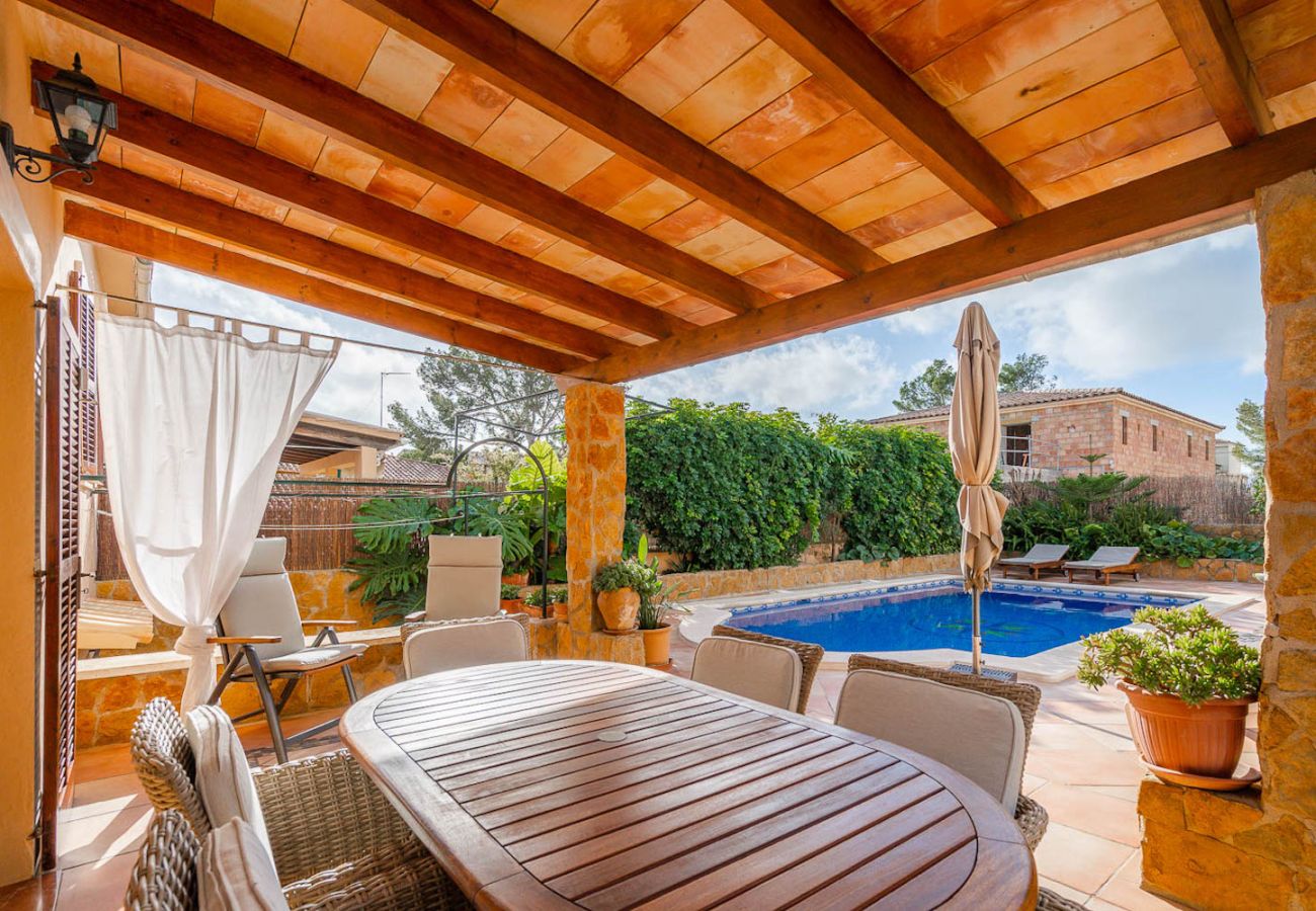 Terrace pool Villa holiday rentals Portals Mallorca