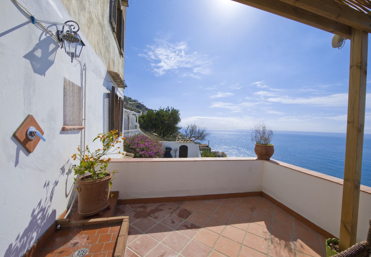 House in Praiano - Casa Sunset - Panoramic terrace overlooking Positano and Capri