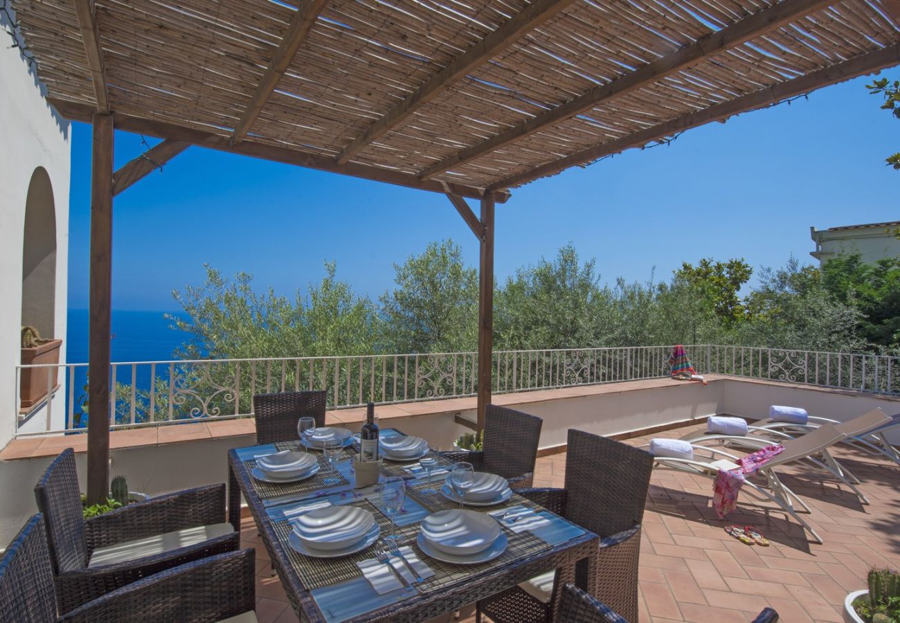 House in Praiano - Villa San Giovanni - Breathtaking garden and terrace Sea View