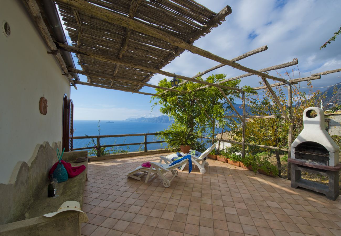 House in Praiano - Casa Sole Luna - Amazing sea view on sunset side