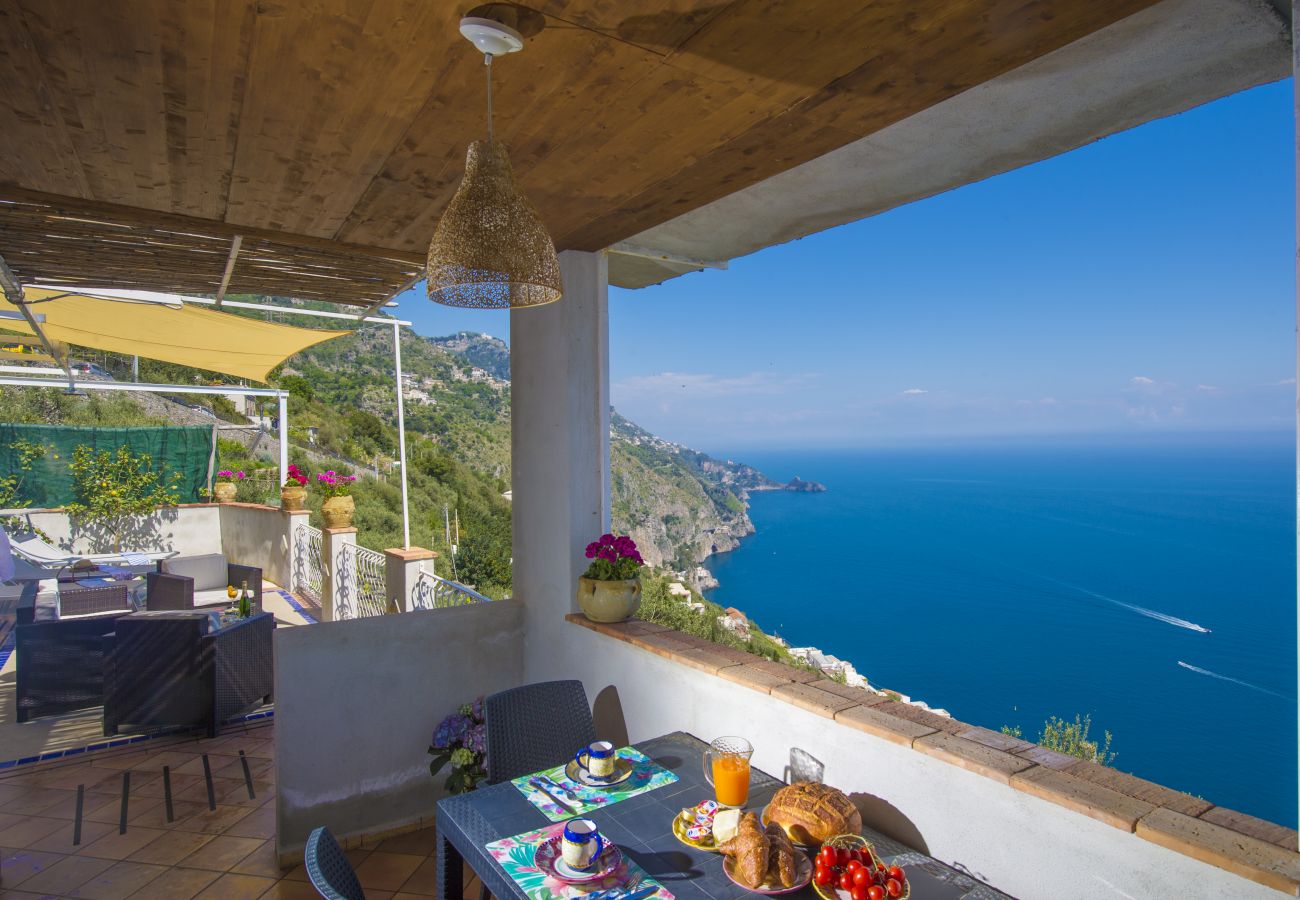 House in Praiano - Casa Tuoro - Magnificent sea view and pool