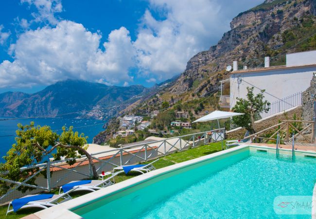 Villa/Dettached house in Praiano - Villa Imperati - Splendid villa with private pool overlooking the sea