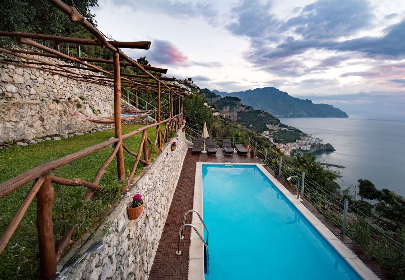 Villa in Pogerola - Villa Gioiello - Sea view pool with chromotherapy