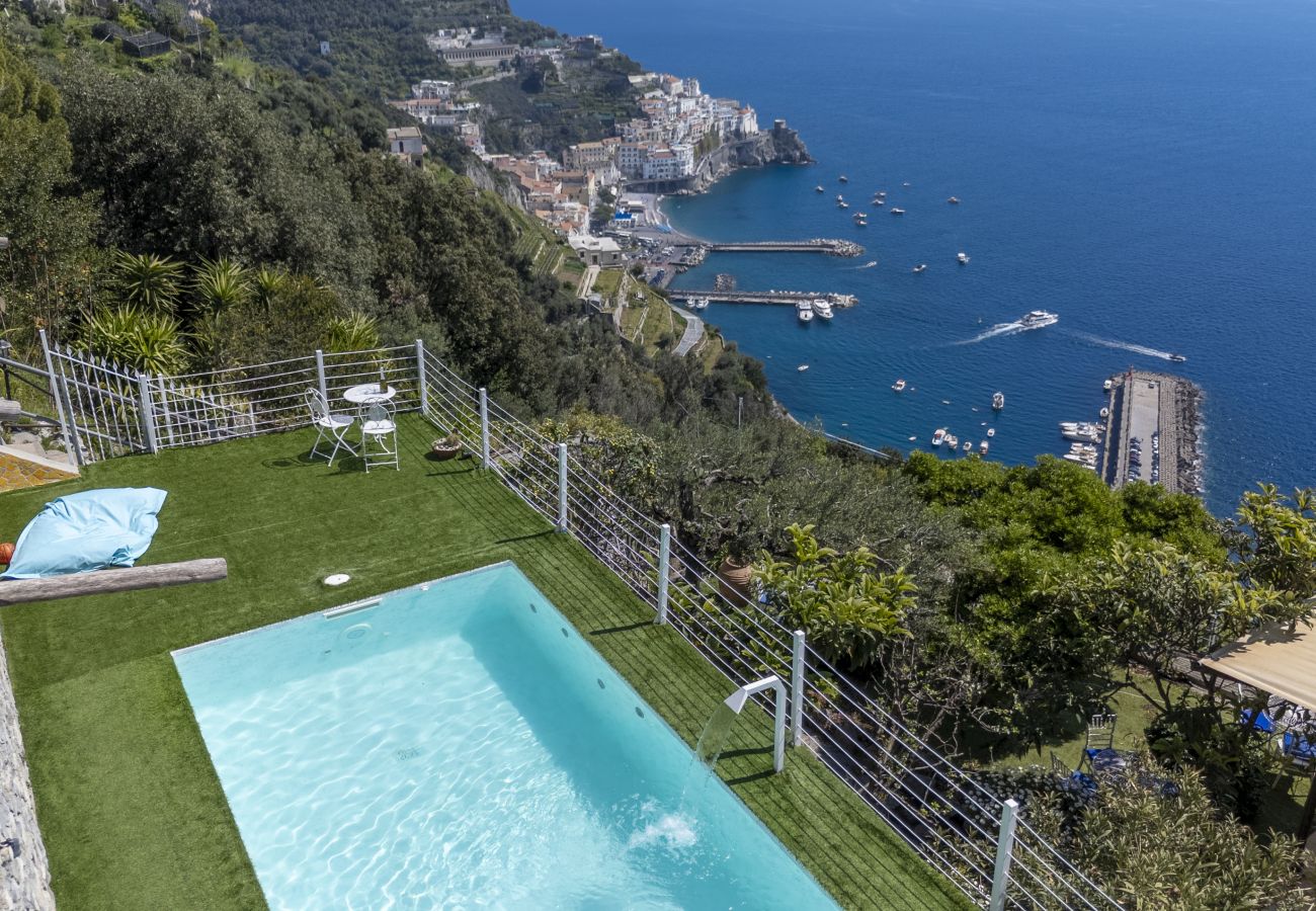 Villa in Pogerola - Villa Gioiello - Sea view pool with chromotherapy