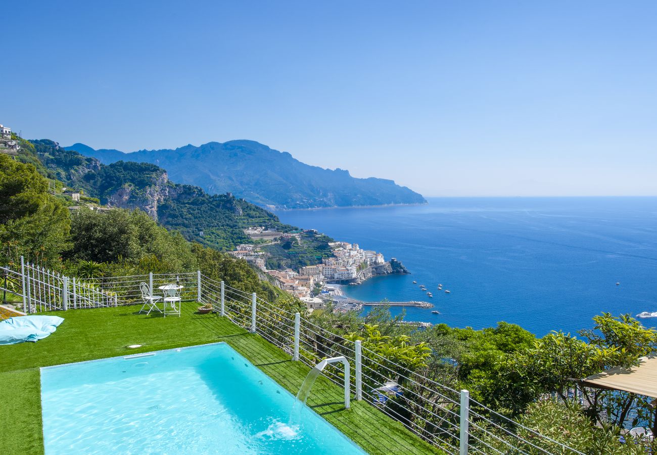 Villa in Pogerola - Villa Gioiello - Sea view pool with chromotherapy