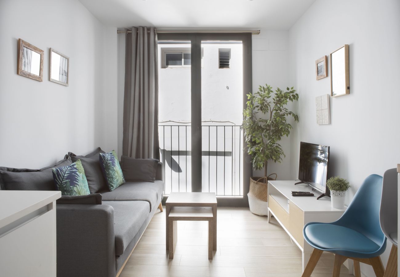 Living room holiday apartment in Sitges