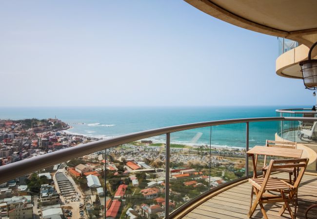  in Tel Aviv - Jaffa - Sea & City View w/ Pool, Gym, Parking!
