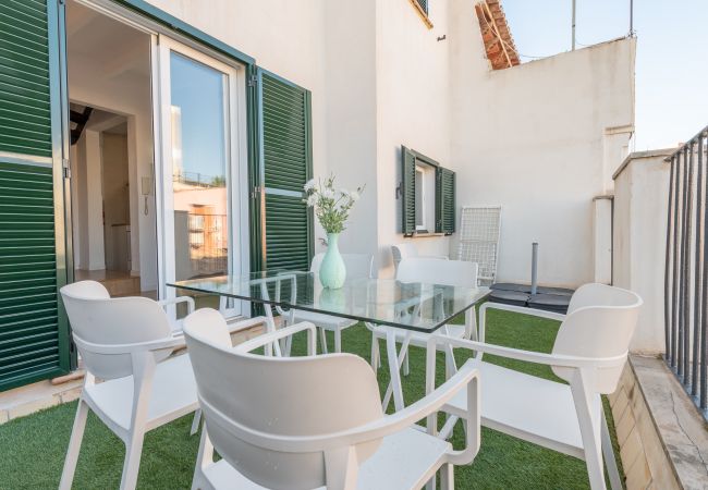 Terrace Holiday apartment Palma Mallorca