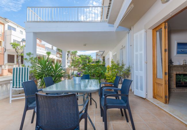 House in Can Picafort - YourHouse Casa Rafael, spacious vacation house with big terrace
