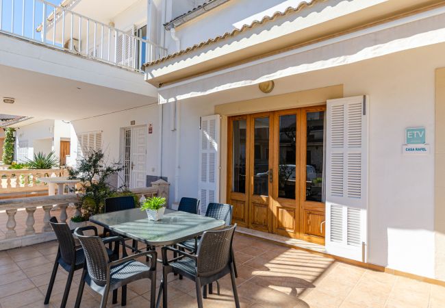 House in Can Picafort - YourHouse Casa Rafael, spacious vacation house with big terrace