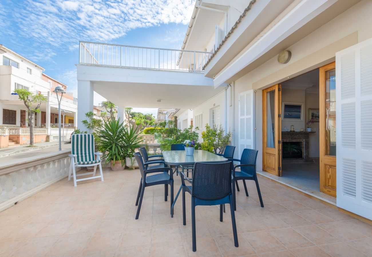 House in Can Picafort - YourHouse Casa Rafael, spacious vacation house with big terrace