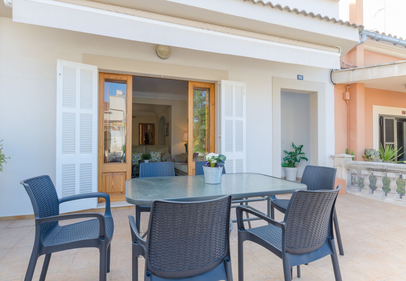 House in Can Picafort - YourHouse Casa Rafael, spacious vacation house with big terrace