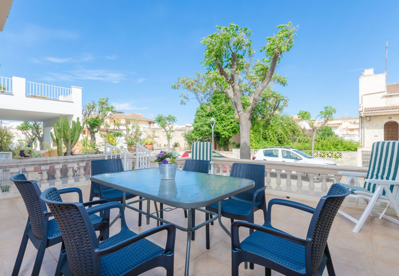 House in Can Picafort - YourHouse Casa Rafael, spacious vacation house with big terrace