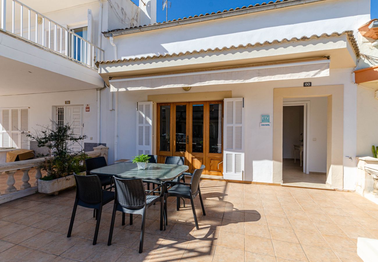 House in Can Picafort - YourHouse Casa Rafael, spacious vacation house with big terrace