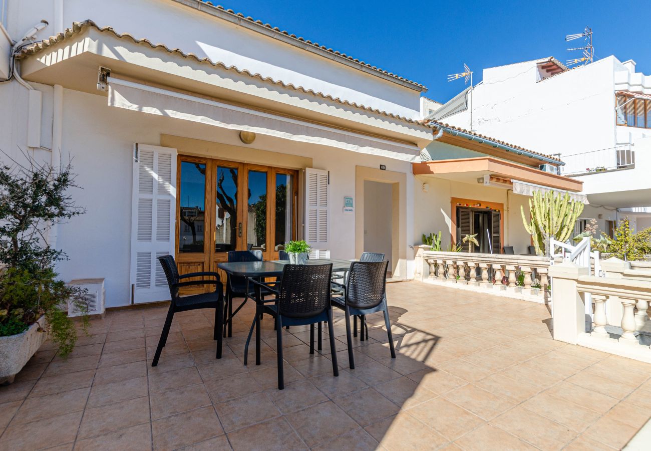 House in Can Picafort - YourHouse Casa Rafael, spacious vacation house with big terrace