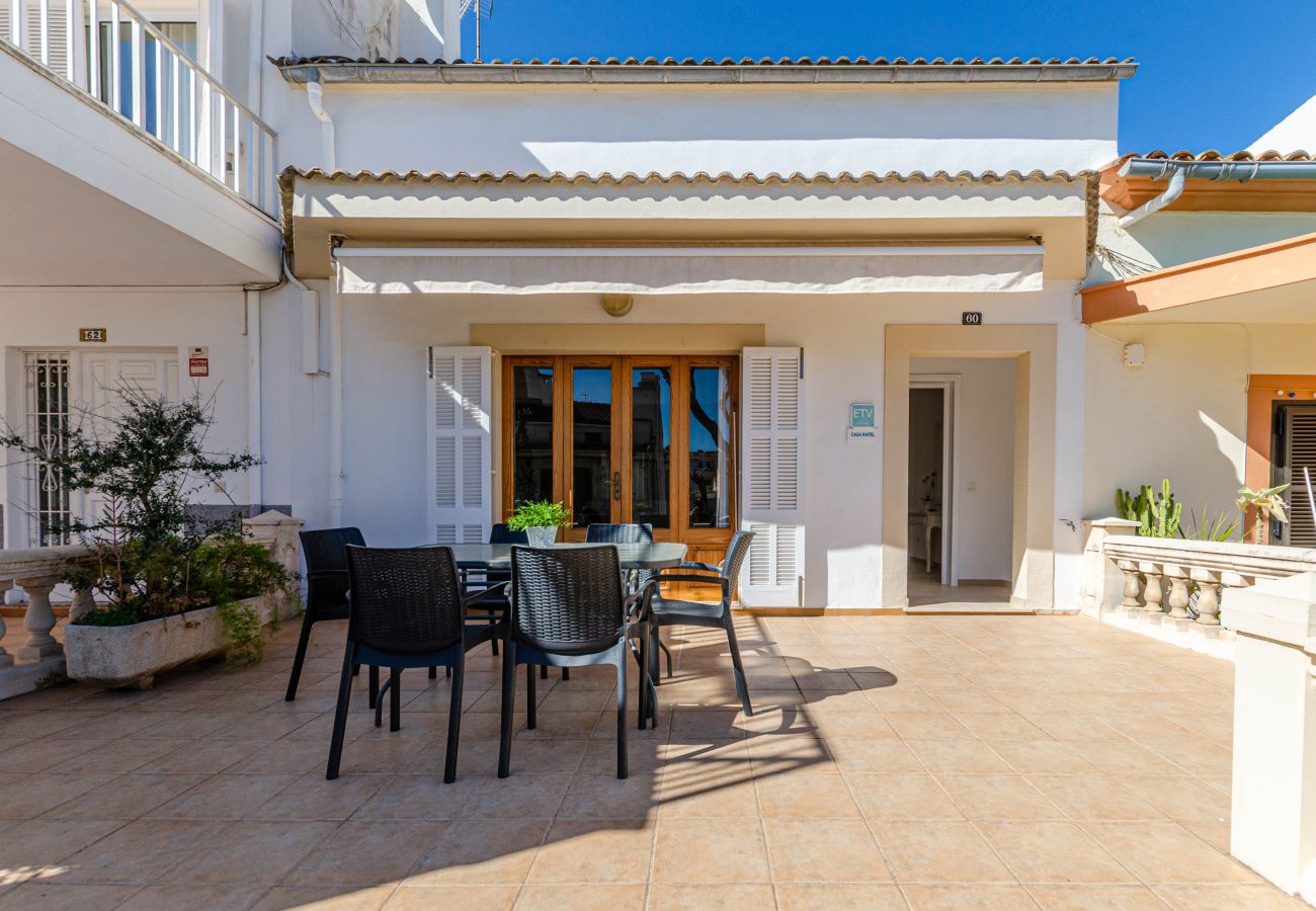 House in Can Picafort - YourHouse Casa Rafael, spacious vacation house with big terrace