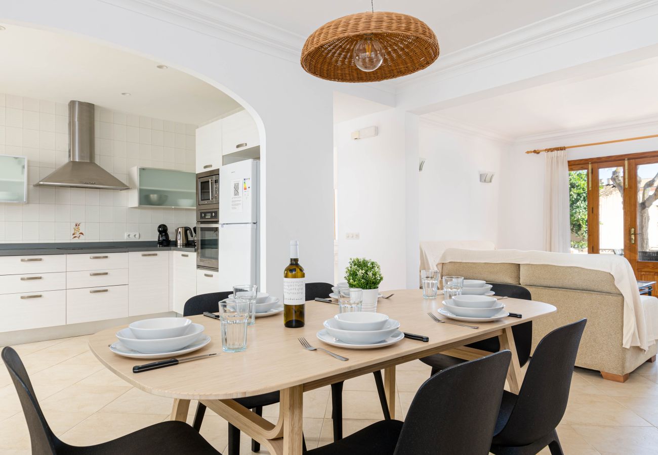 House in Can Picafort - YourHouse Casa Rafael, spacious vacation house with big terrace