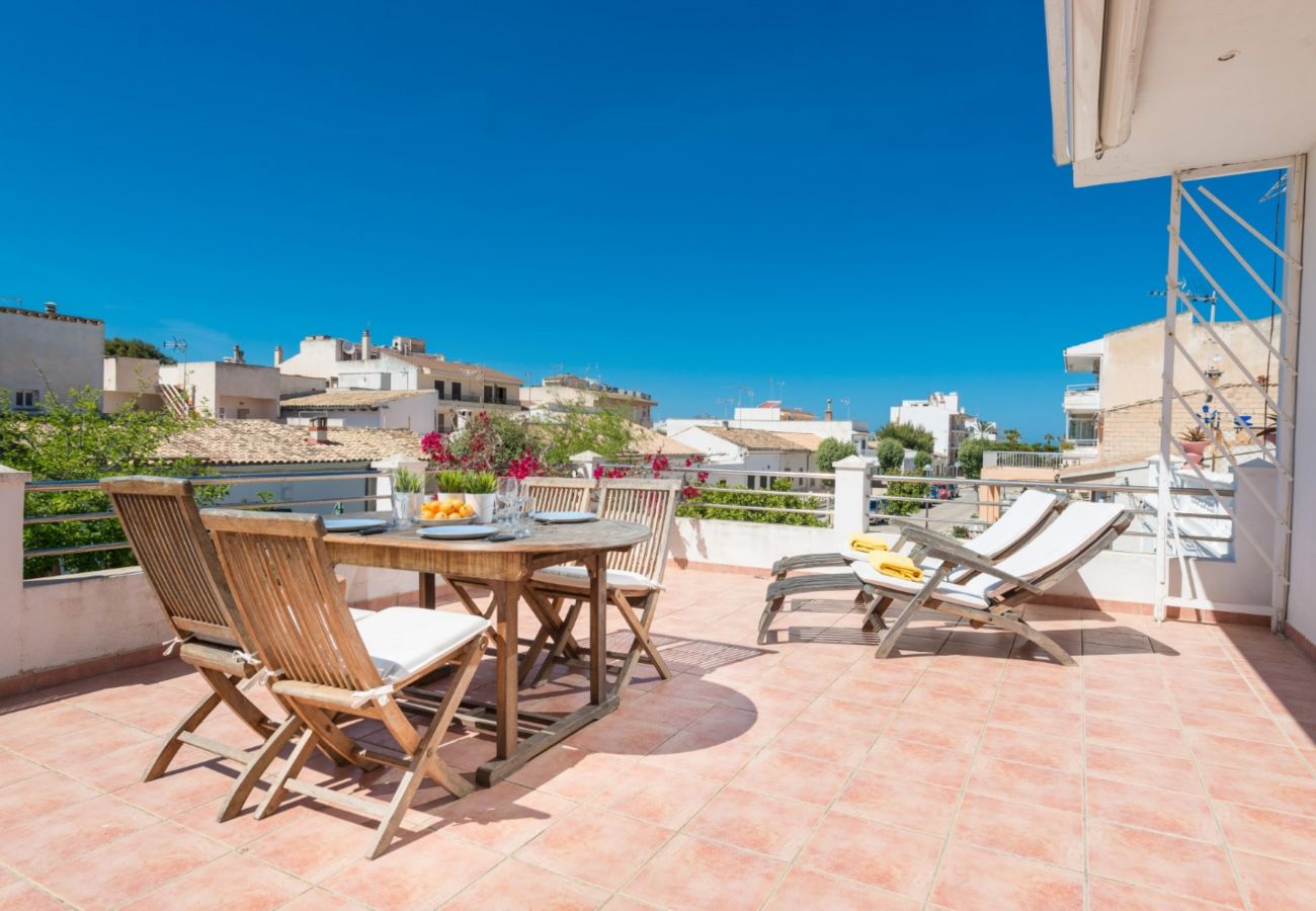 Apartment in Can Picafort - YourHouse Ca Na Ferrera, beach apartment in Can Picafort