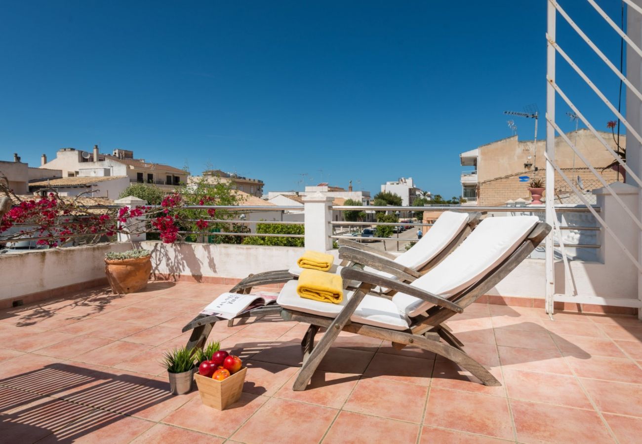 Apartment in Can Picafort - YourHouse Ca Na Ferrera, beach apartment in Can Picafort