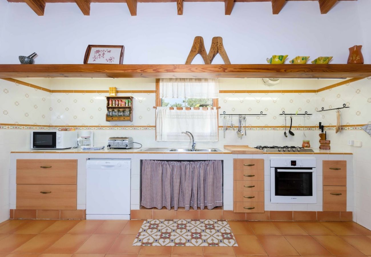 House in Sa Coma - YourHouse Es Garroveral 3, quiet and individual holidays in the Tramuntana area