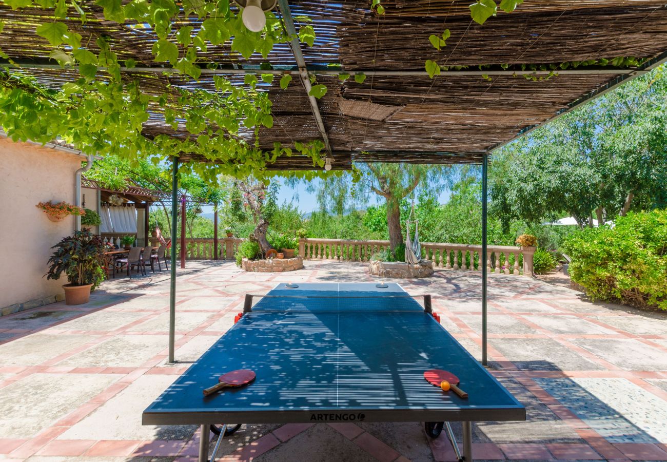House in Sa Coma - YourHouse Es Garroveral 3, quiet and individual holidays in the Tramuntana area