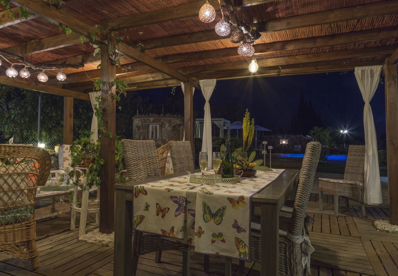 House in Muro - YourHouse Es Moyà des Pins, villa with private pool and garden in Majorca North