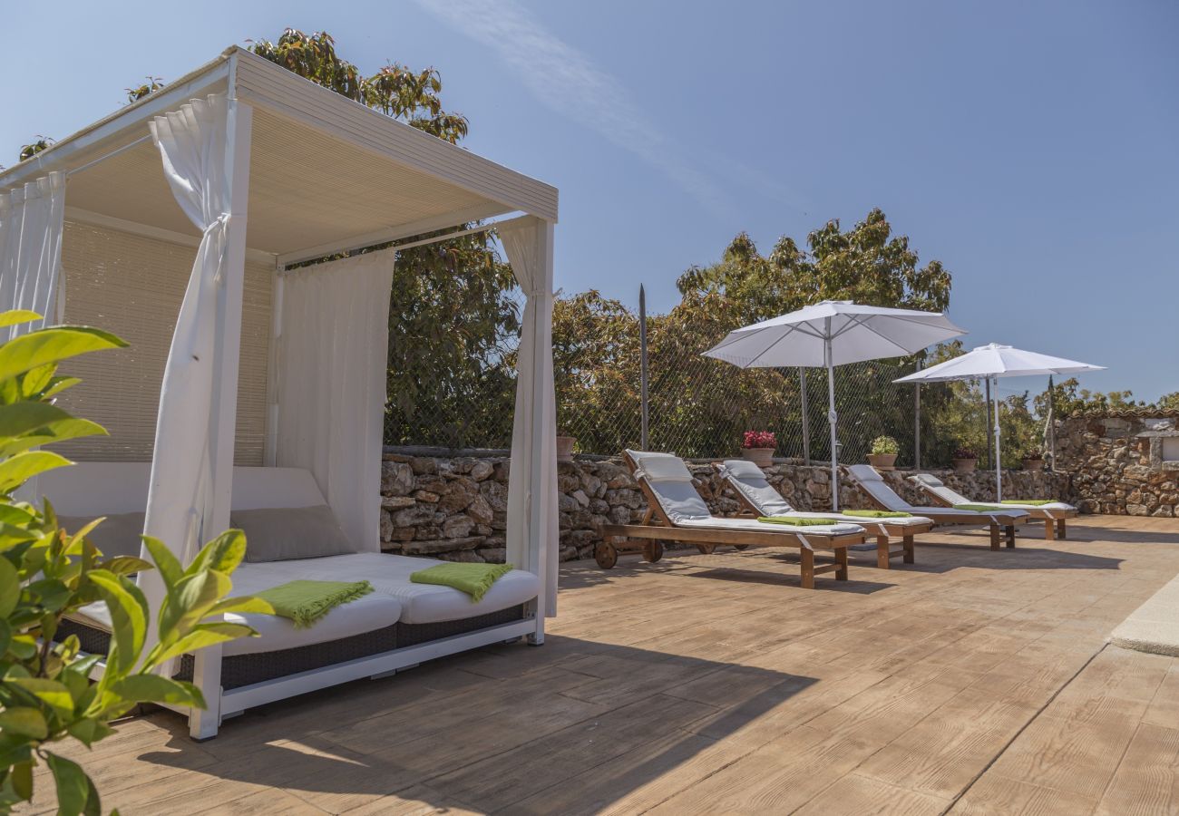 House in Muro - YourHouse Es Moyà des Pins, villa with private pool and garden in Majorca North