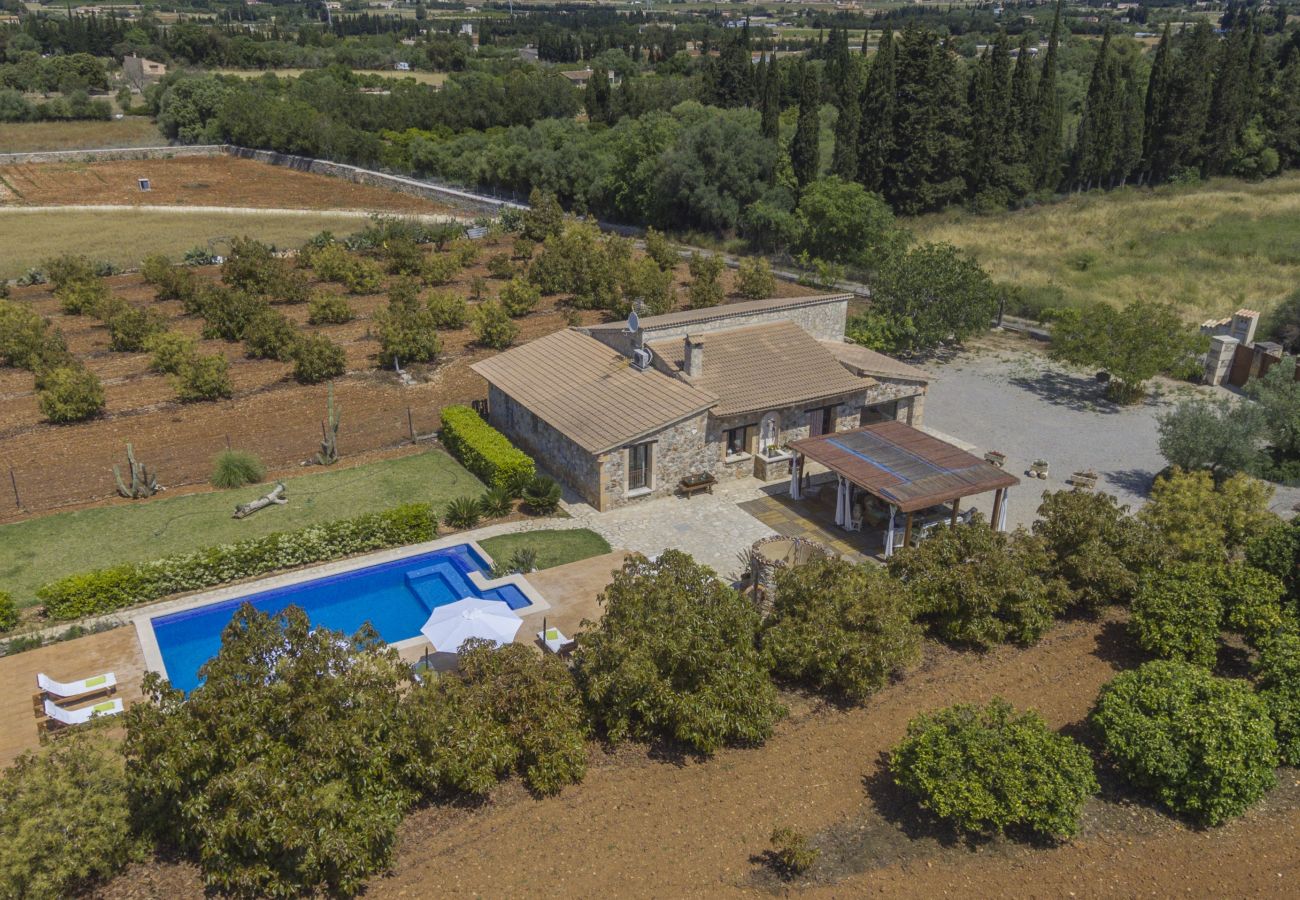 House in Muro - YourHouse Es Moyà des Pins, villa with private pool and garden in Majorca North