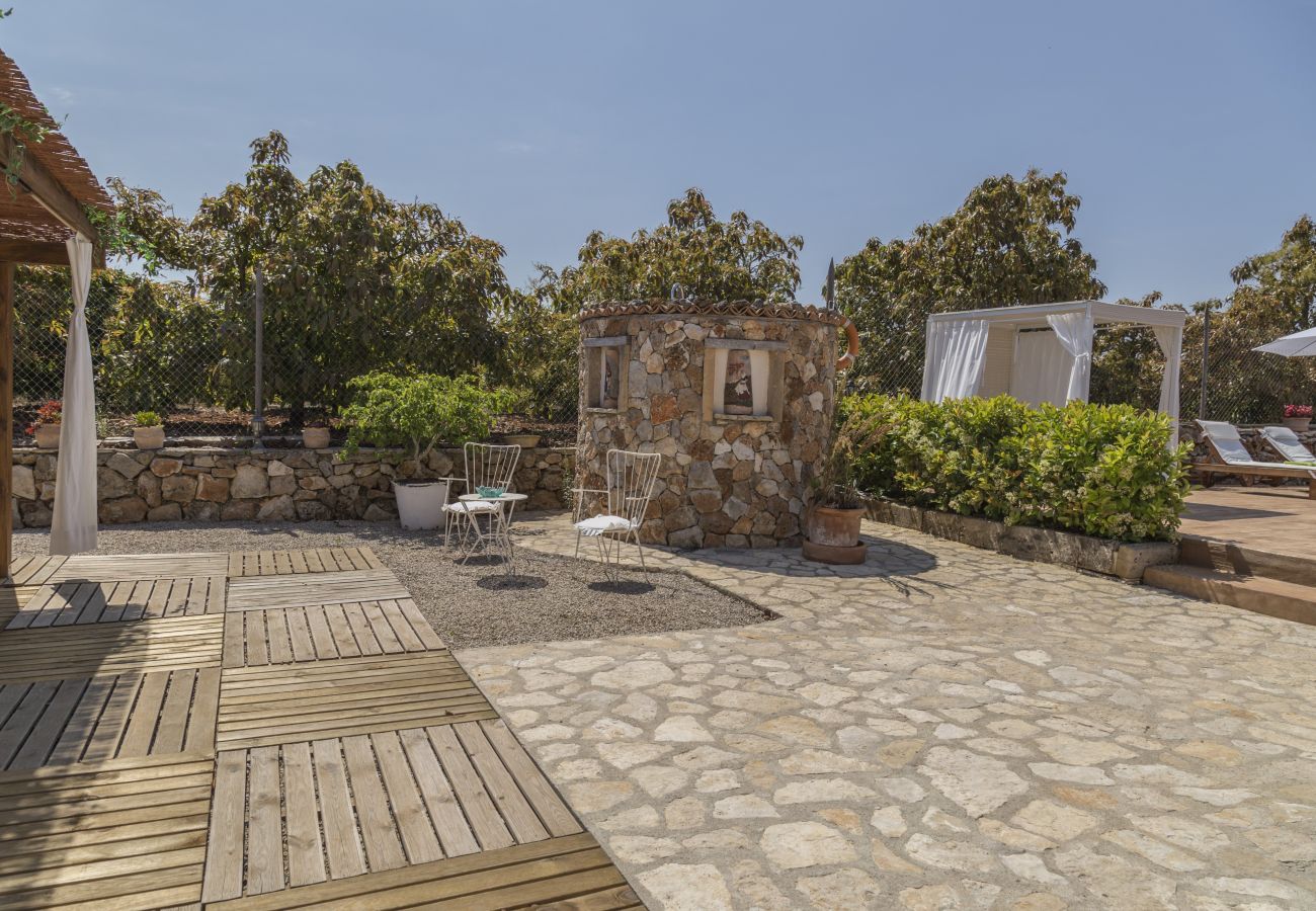 House in Muro - YourHouse Es Moyà des Pins, villa with private pool and garden in Majorca North