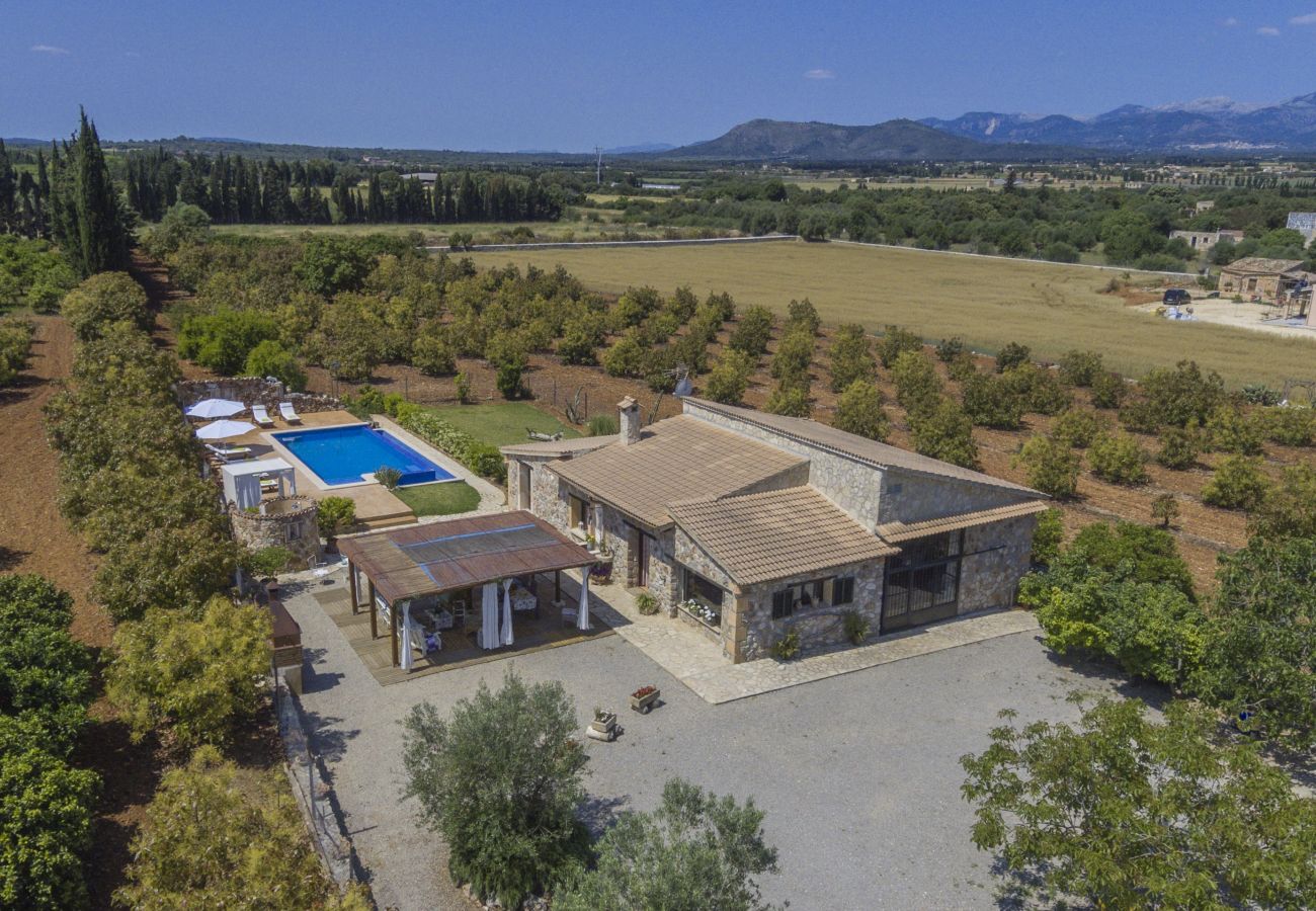 House in Muro - YourHouse Es Moyà des Pins, villa with private pool and garden in Majorca North