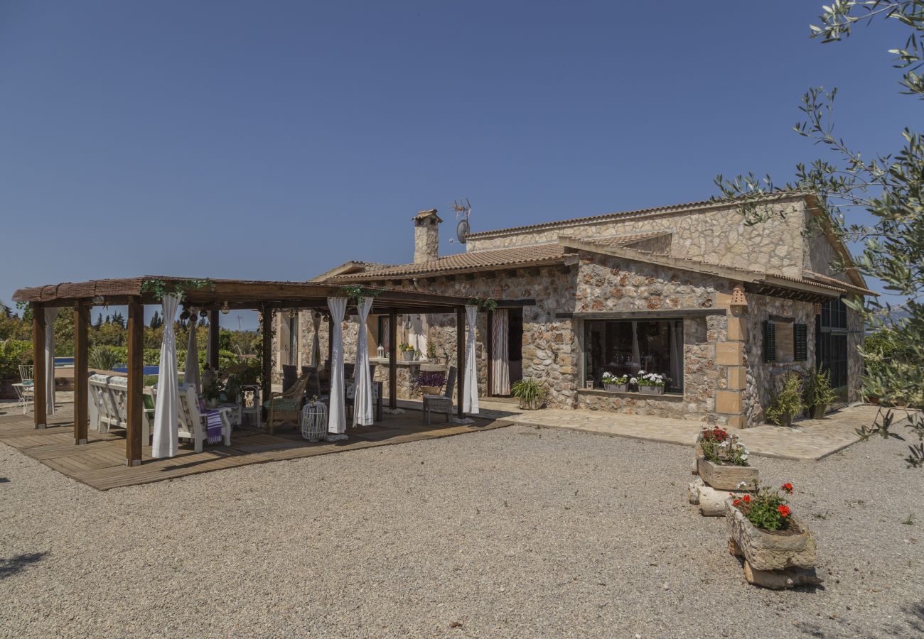 House in Muro - YourHouse Es Moyà des Pins, villa with private pool and garden in Majorca North