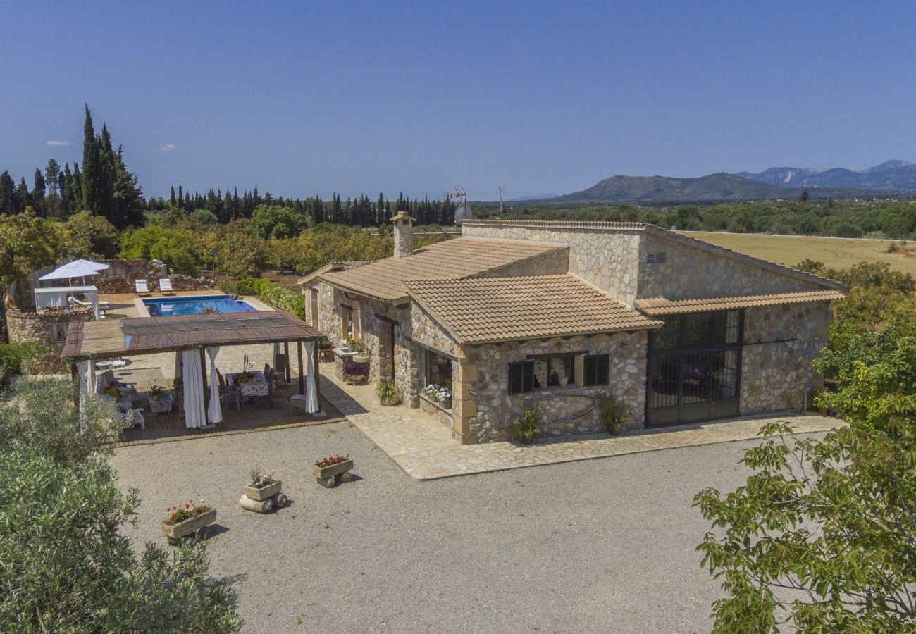 House in Muro - YourHouse Es Moyà des Pins, villa with private pool and garden in Majorca North