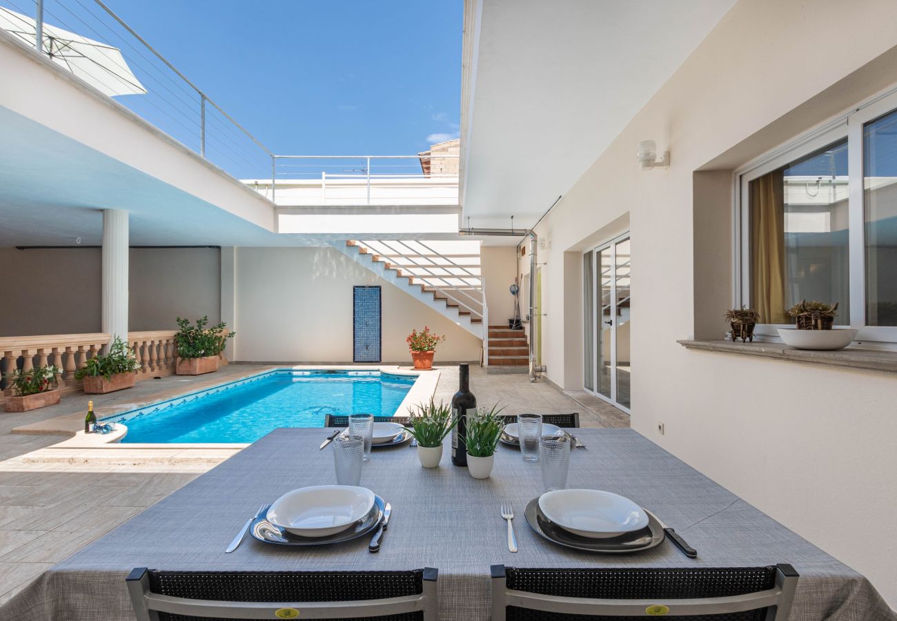 House in Muro - Modern vacation house with private pool and barbecue, YourHouse Villa Marian