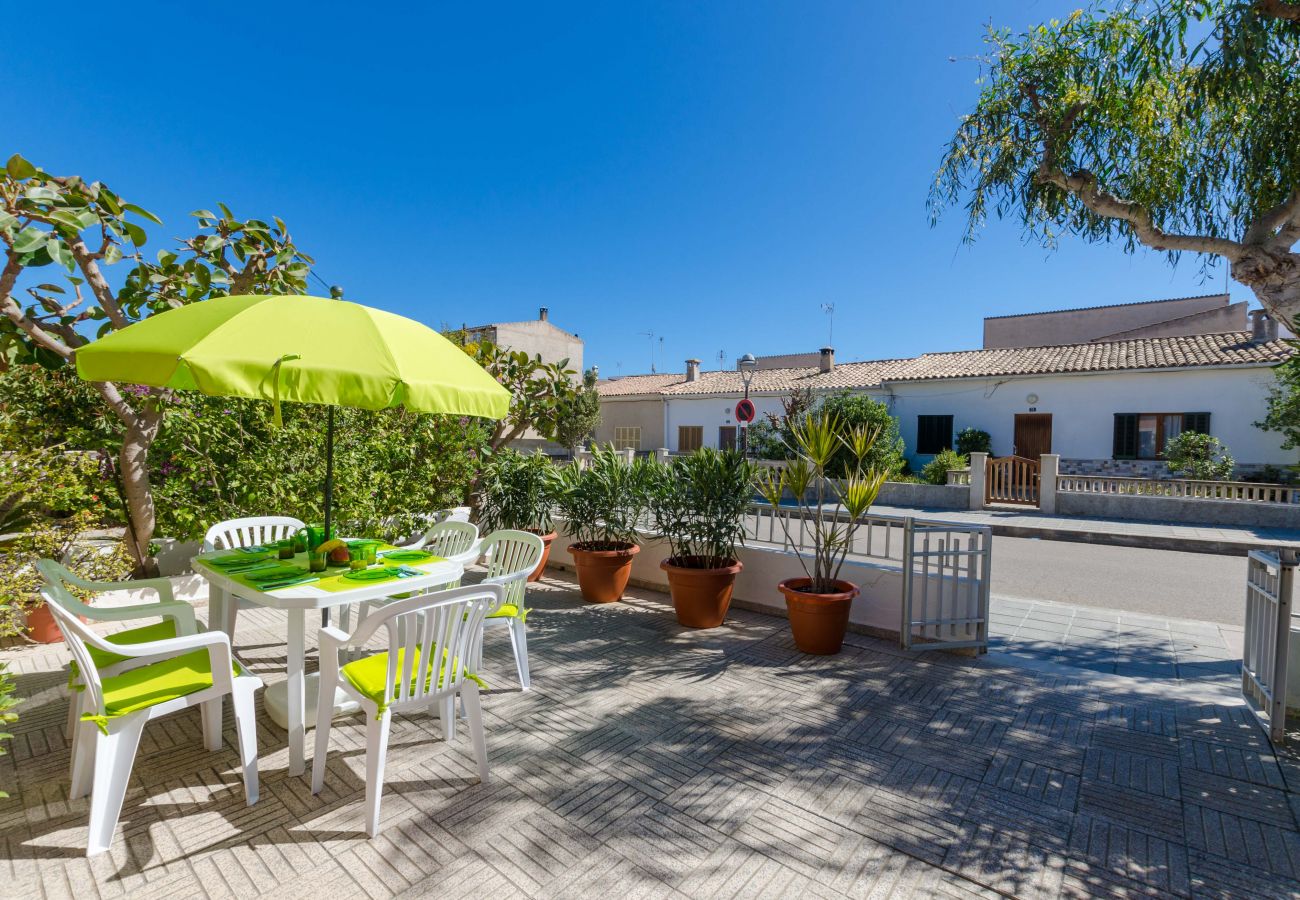 House in Can Picafort - YourHouse Can Soler, house with terrace,  near the beach
