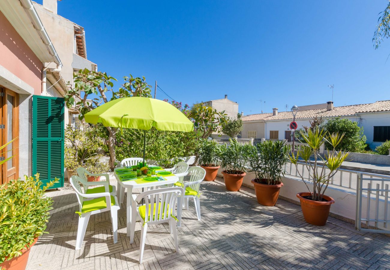House in Can Picafort - YourHouse Can Soler, house with terrace,  near the beach