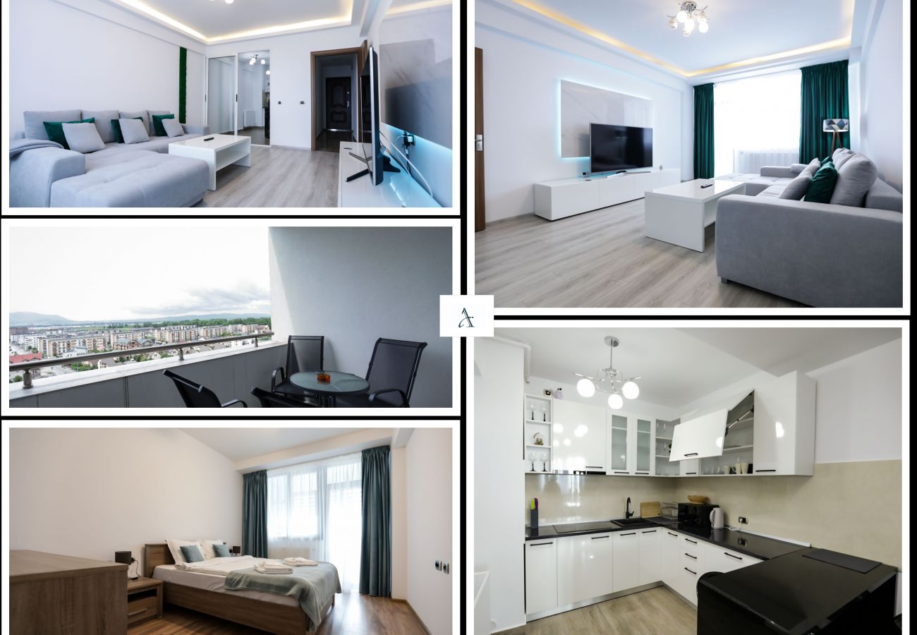 Apartment in Brasov - Deluxe Apartment near Coresi Mall with Panoramic View