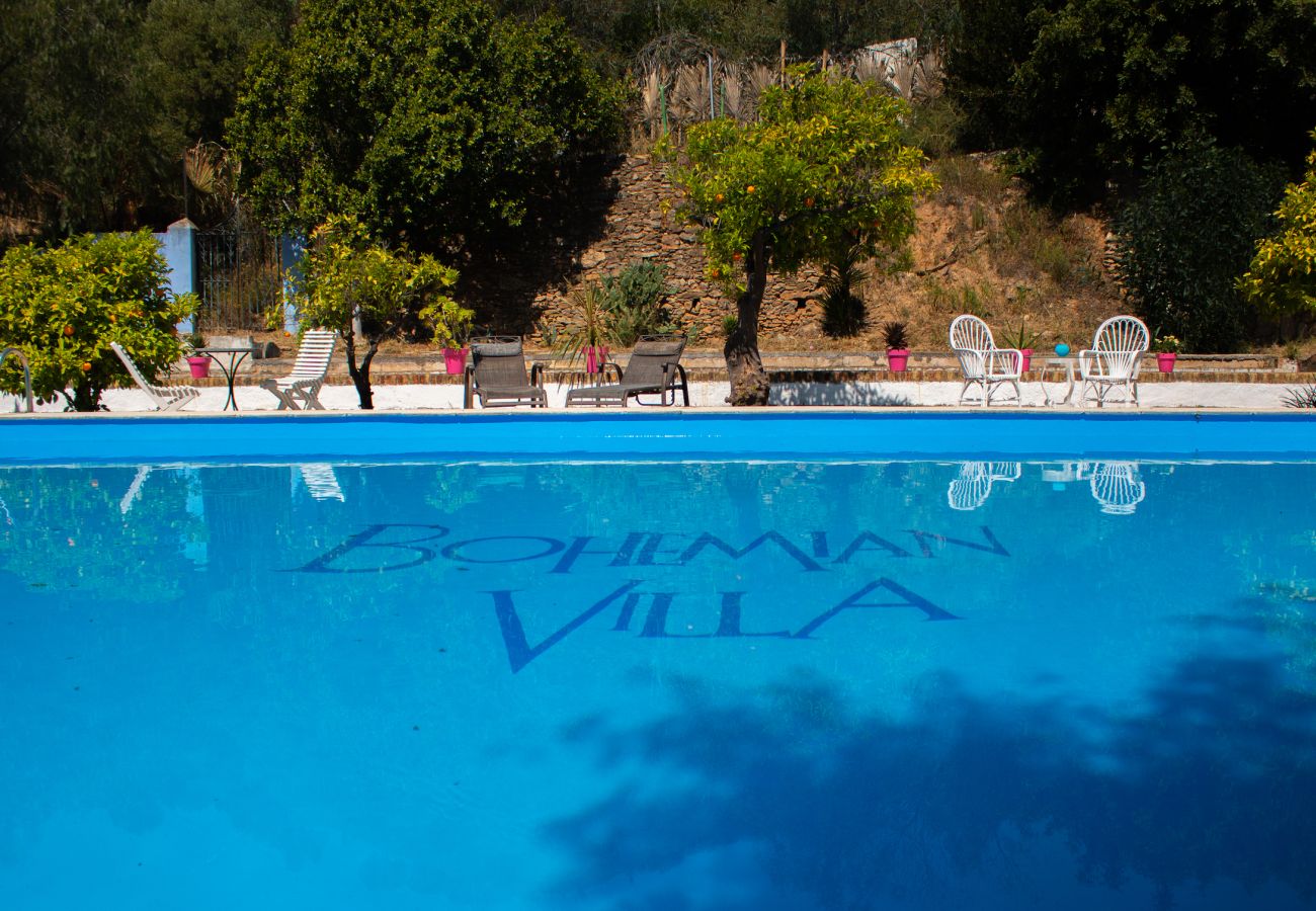 Bohemian Villa Malaga holiday home pool