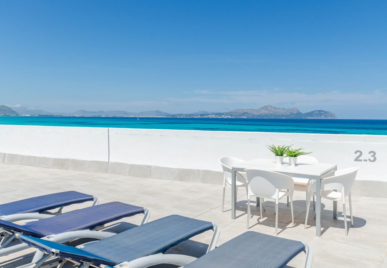 Apartment in Can Picafort - YourHouse Blaublue 2.3, wonderful sea view apartment in Majorca North