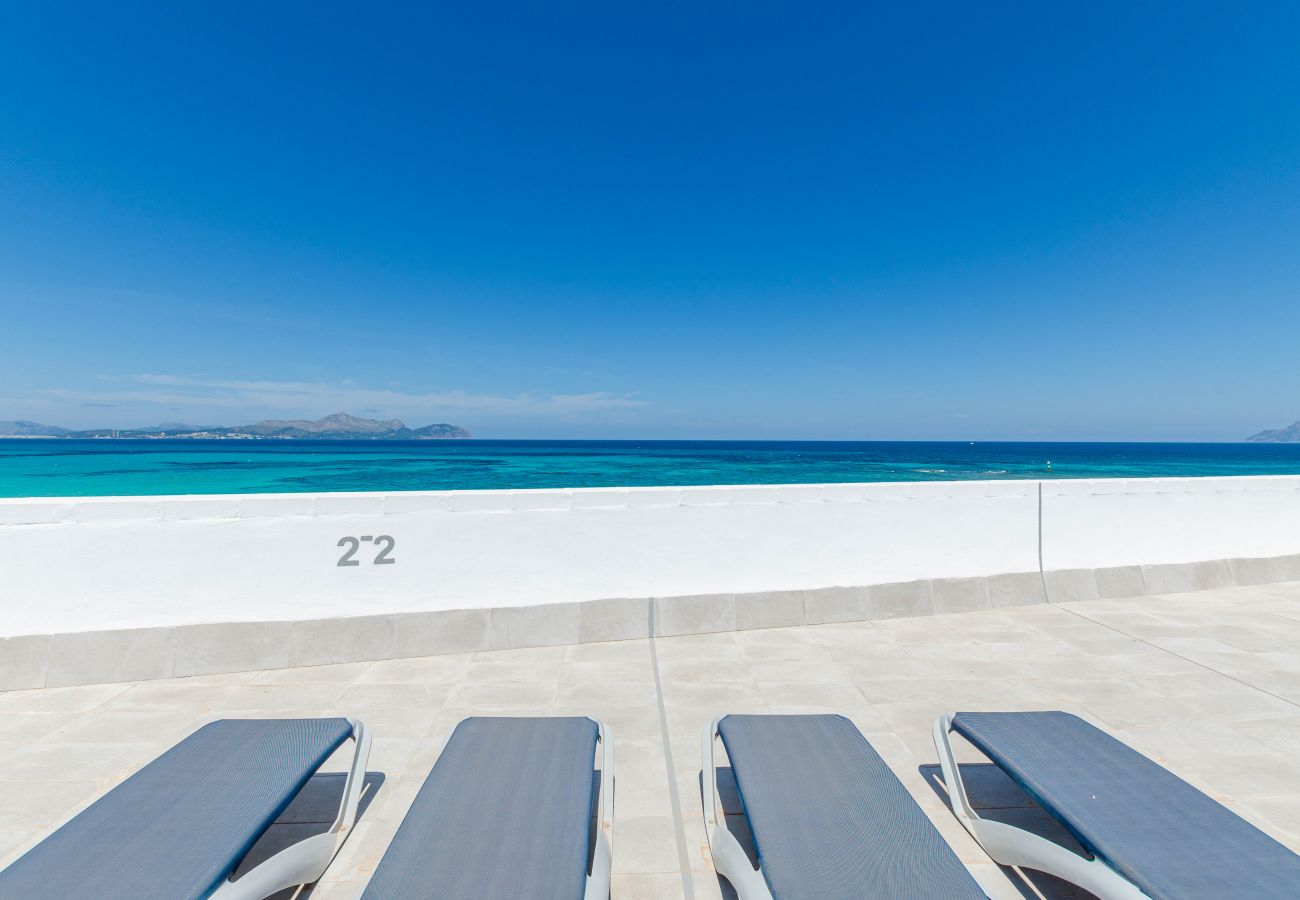 Apartment in Can Picafort - YourHouse Blau Blue 1.2, sea-view apartment in Can Picafort