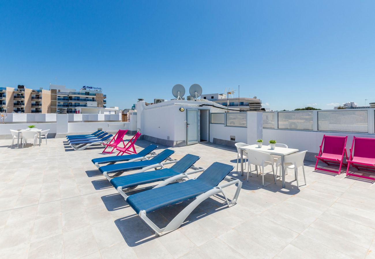 Apartment in Can Picafort - YourHouse Blau Blue 1.2, sea-view apartment in Can Picafort