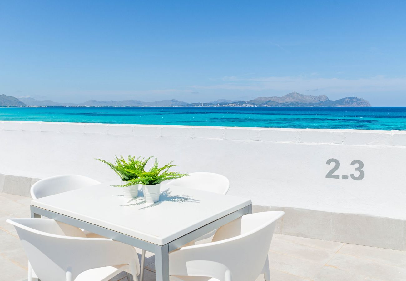 Apartment in Can Picafort - YourHouse Blau Blue 1.2, sea-view apartment in Can Picafort