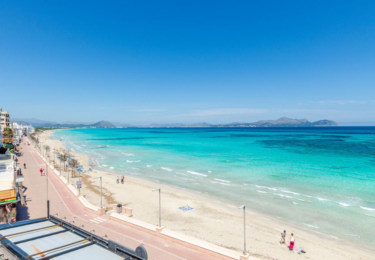 Apartment in Can Picafort - YourHouse Blau Blue 1.2, sea-view apartment in Can Picafort