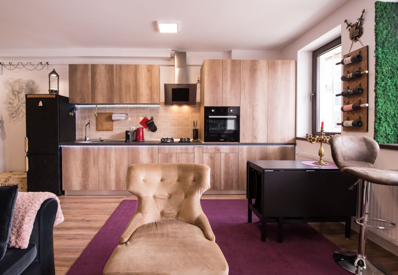 Apartment in Sinaia - Castle Suite art design- mountain view and private parking