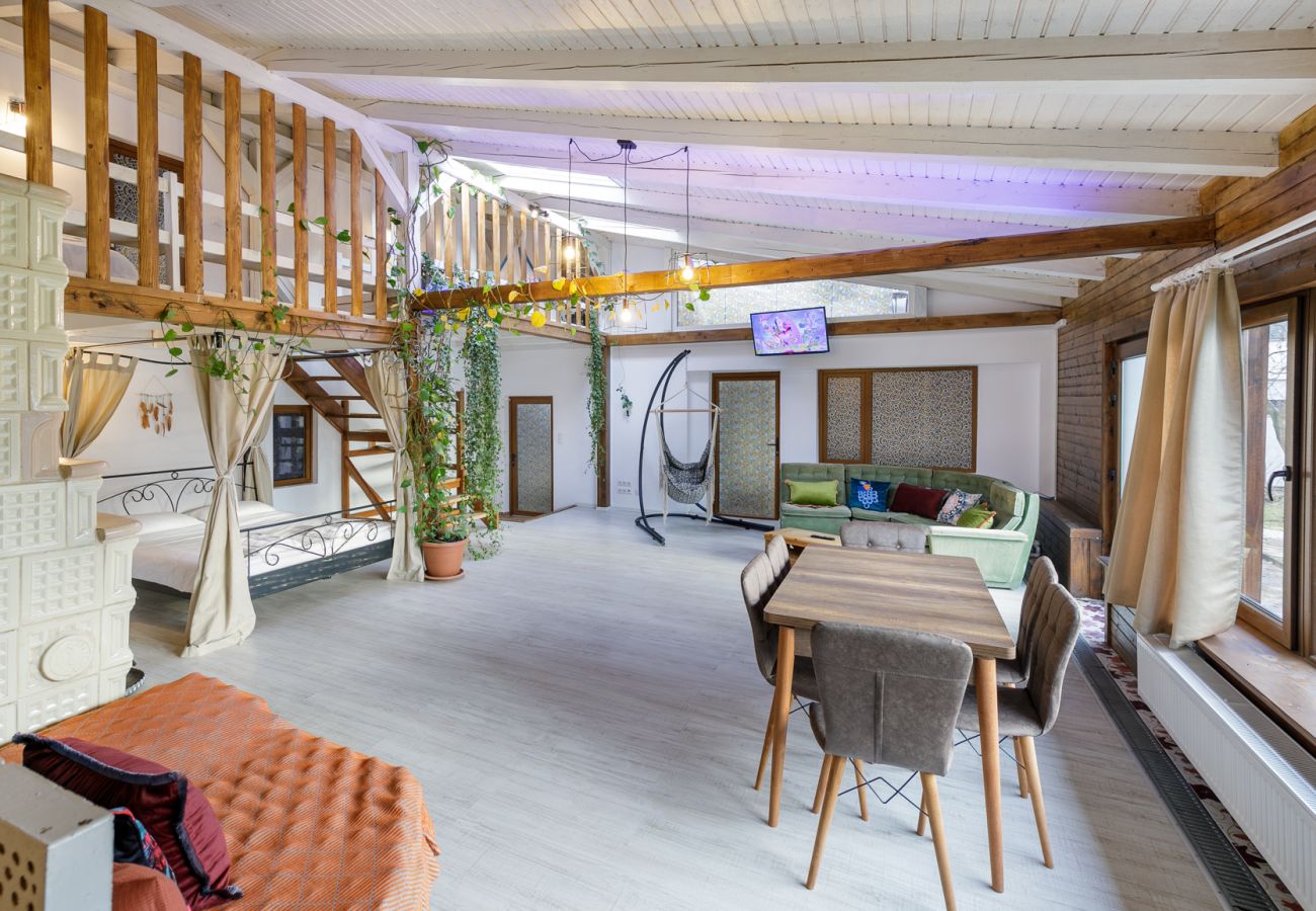 House in Bistrita - Tropica Home with Barbeque & Ciubar