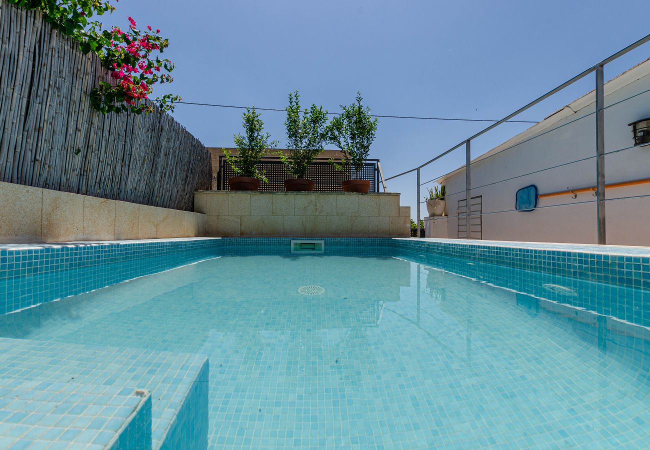 House in Llubi - YourHouse Casa Llubi, vacation house with private pool and air conditoining
