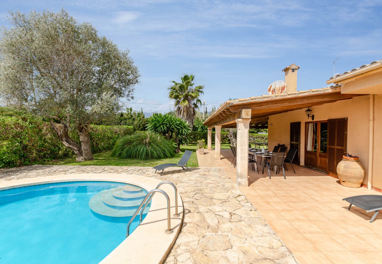 Villa in Pollensa - Quiet villa with private pool and barbecue in Pollensa, YourHouse Can Escandeu