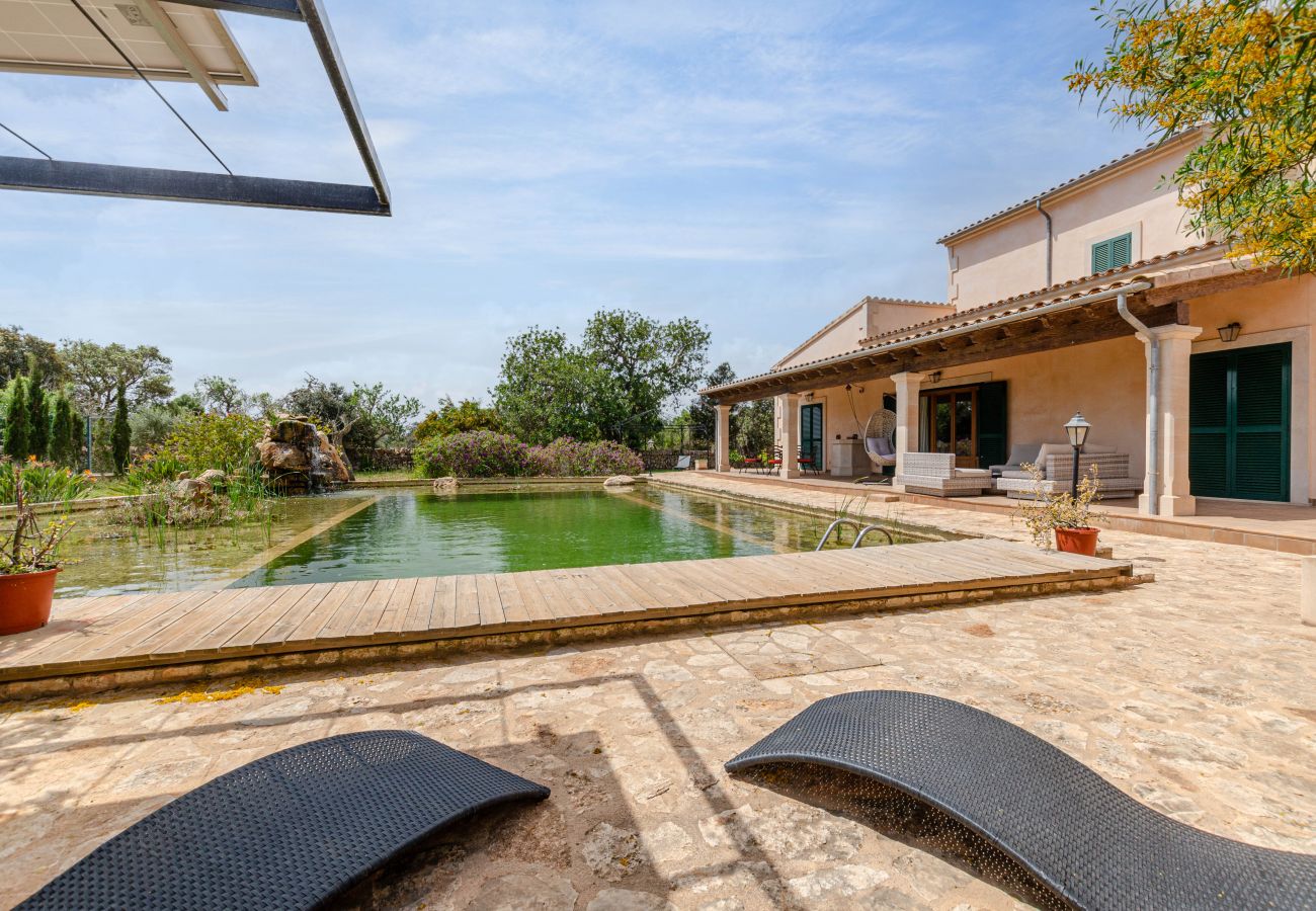 Villa in Santanyi - YourHouse Na Clavet, finca with natural pool near Cala D'Or