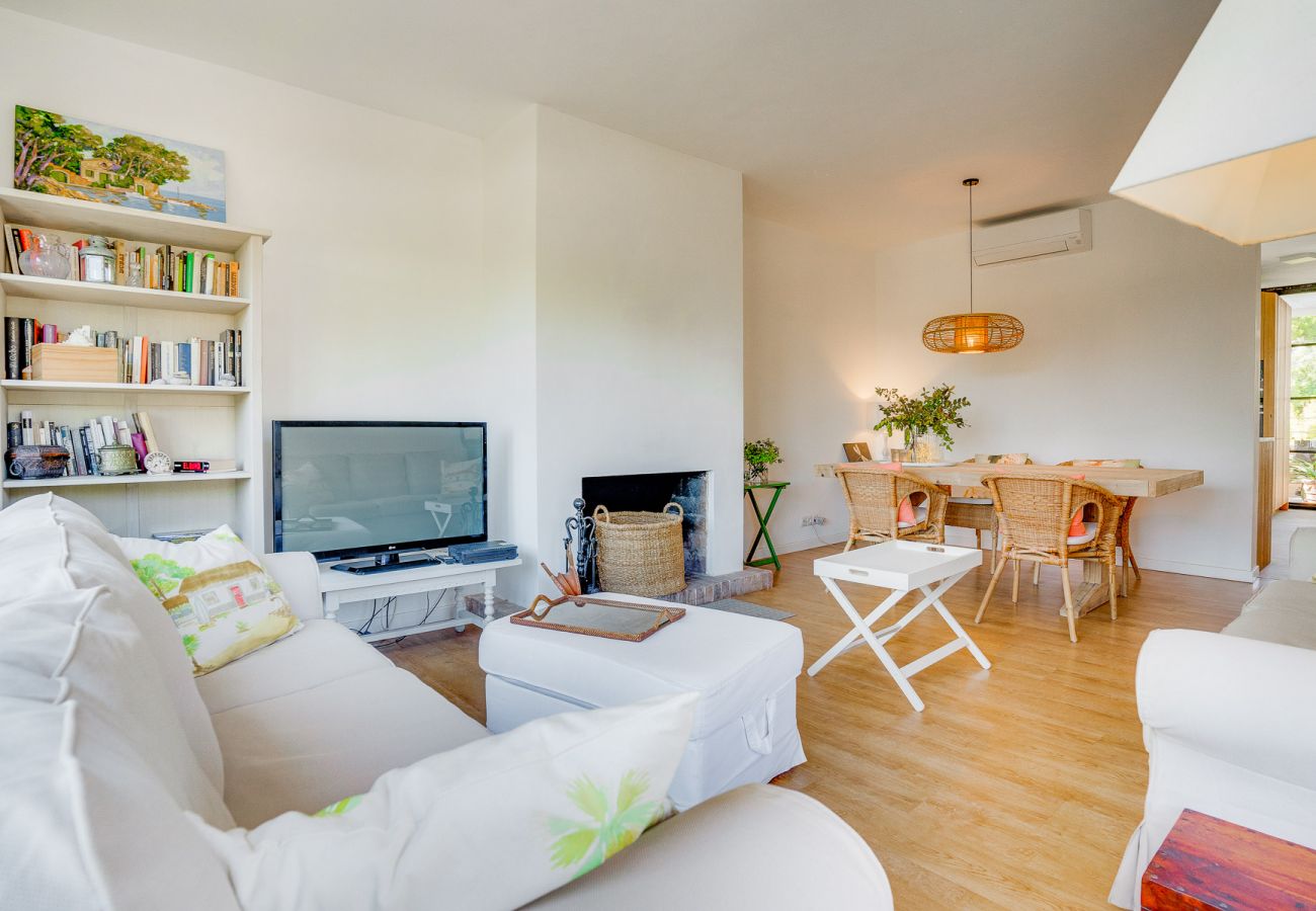 Living room of holiday apartment in Mallorca