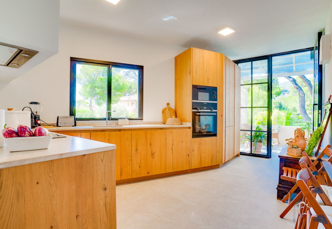 Kitchen of holiday apartment in Mallorca